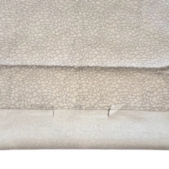 Calvin Klein Cotton Napkins Silver Floral 20" Square Set of 3 COTTAGECORE Preppy - Picture 6 of 11